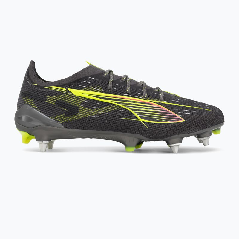 PUMA scarpe da calcio da uomo Ultra 5 Ultimate MxSG opaco invecchiato argento/giallo allarme/sole colpito 2