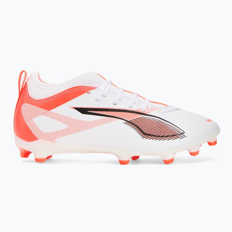 PUMA Ultra 5 Match FG/AG Jr scarpe da calcio bambino puma bianco/puma nero/rosso brillante 2