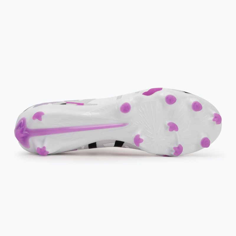 Scarpe da calcio da uomo PUMA Ultra 5 Match Forever FG/AG puma bianco/magenta puro/grigio piuma/puma nero 4