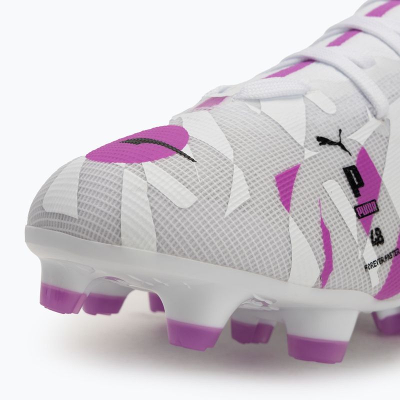 Scarpe da calcio da uomo PUMA Ultra 5 Match Forever FG/AG puma bianco/magenta puro/grigio piuma/puma nero 7