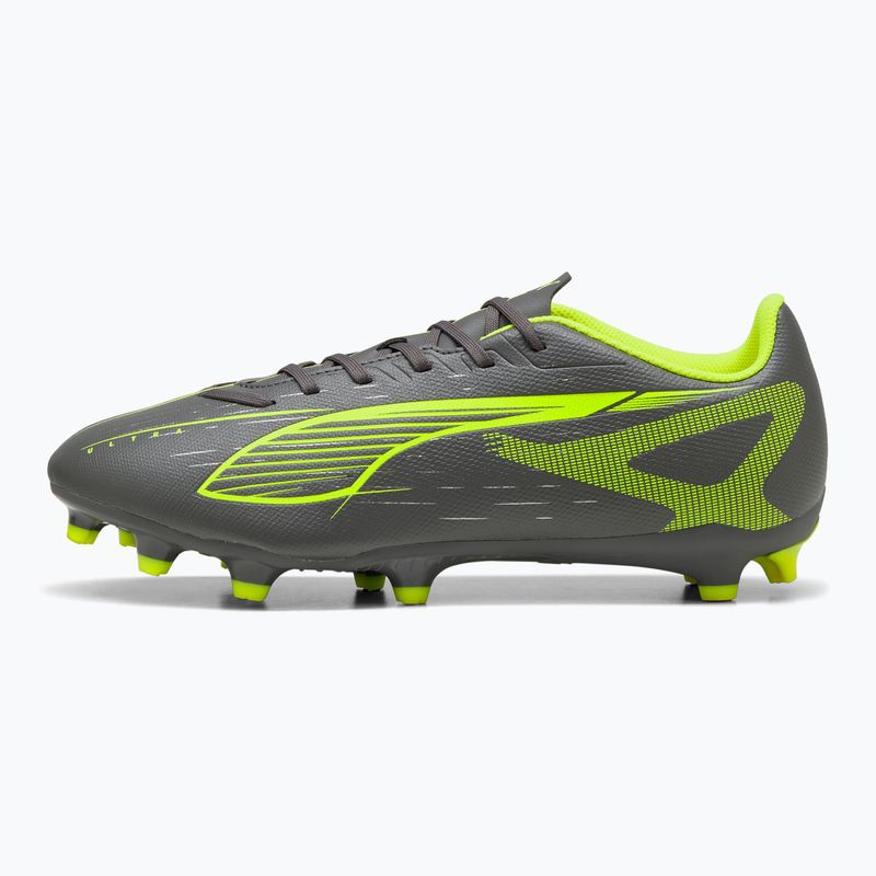 PUMA Ultra 5 Play FG/AG opaco argento invecchiato/allarme giallo/puma argento invecchiato scarpe da calcio