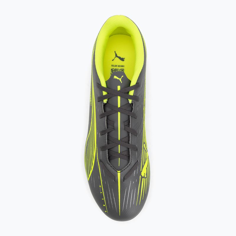 PUMA Ultra 5 Play FG/AG opaco argento invecchiato/allarme giallo/puma argento invecchiato scarpe da calcio 5