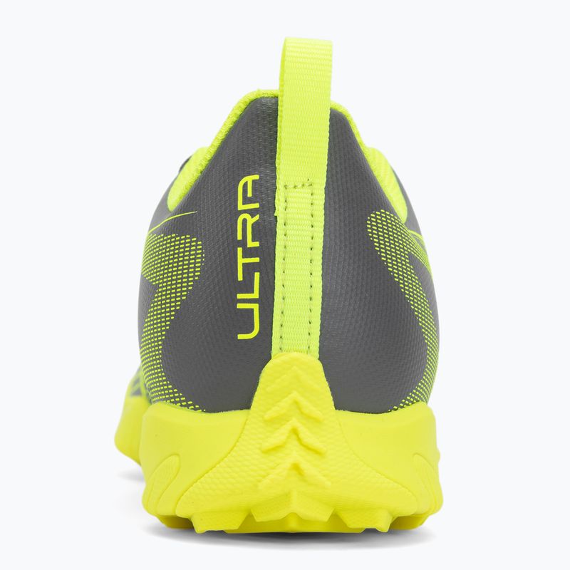 PUMA Ultra 5 Play TT Jr scarpe da calcio per bambini argento invecchiato opaco/allarme giallo/puma argento invecchiato 6