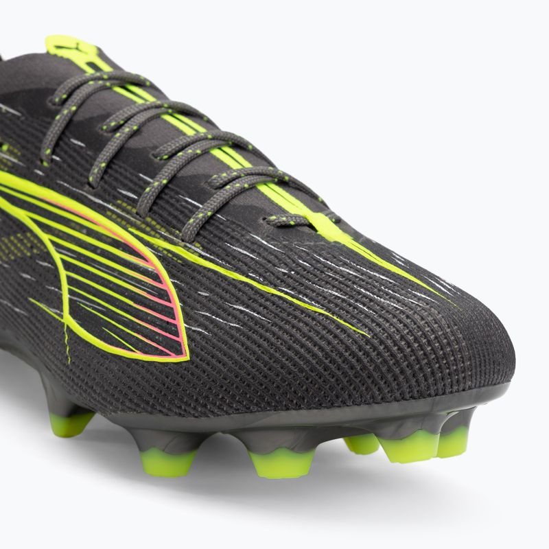 Scarpe da calcio PUMA uomo Ultra 5 Ultimate FG argento invecchiato opaco/giallo allerta/sole colpito 7