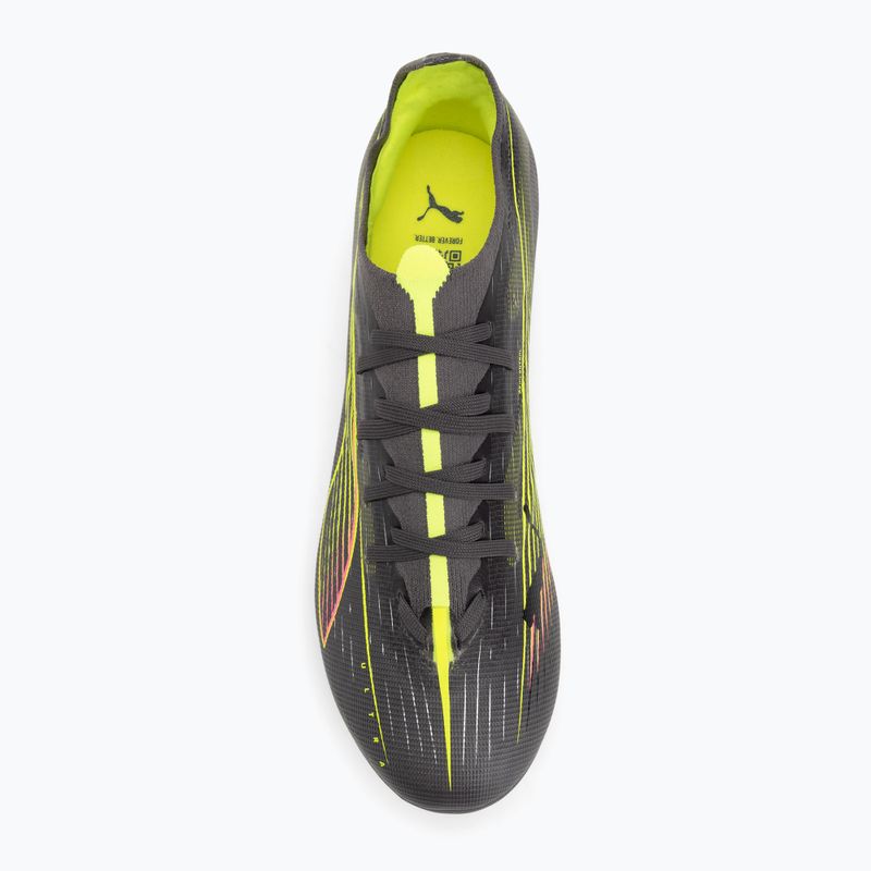 Scarpe da calcio PUMA uomo Ultra 5 Match FG/AG argento invecchiato opaco/allarme giallo/puma argento invecchiato 5