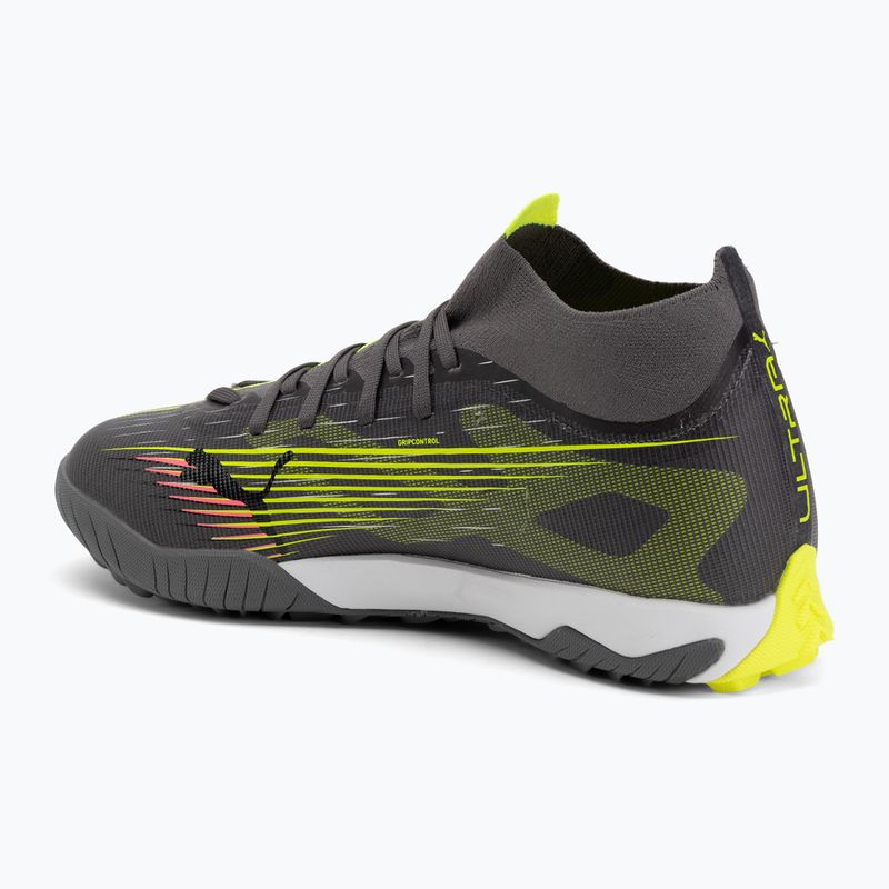 PUMA Ultra 5 Match+ TT opaco argento invecchiato/allarme giallo/puma argento invecchiato scarpe da calcio 3