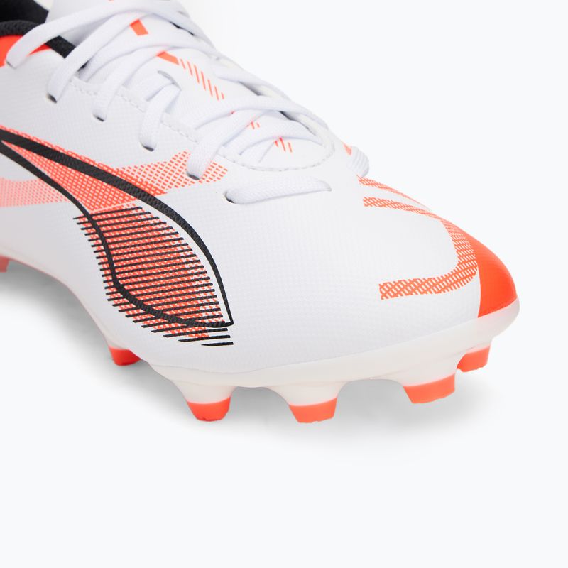 PUMA Ultra 5 Play FG/AG Jr scarpe da calcio puma bianco/puma nero/rosso brillante 7