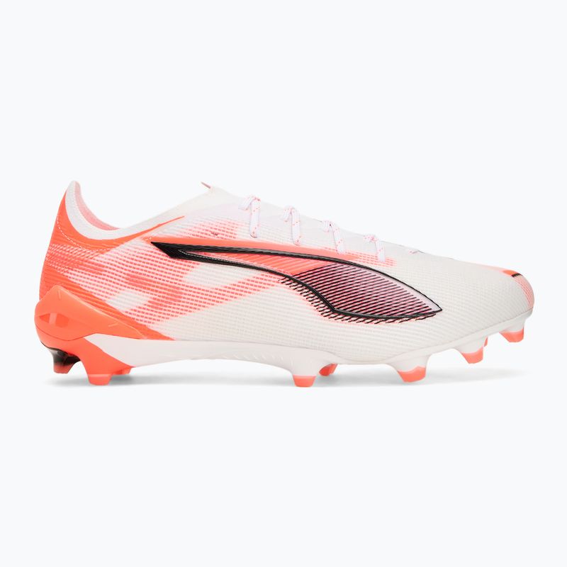 Scarpe da calcio PUMA Ultra 5 Ultimate FG da uomo puma bianco/puma nero/rosso brillante 2