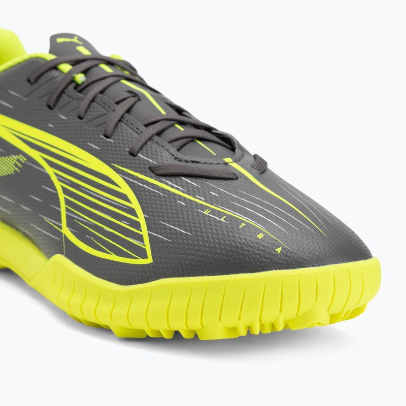 Scarpe da calcio PUMA uomo Ultra 5 Play TT opaco argento invecchiato/allarme giallo/puma argento invecchiato 7