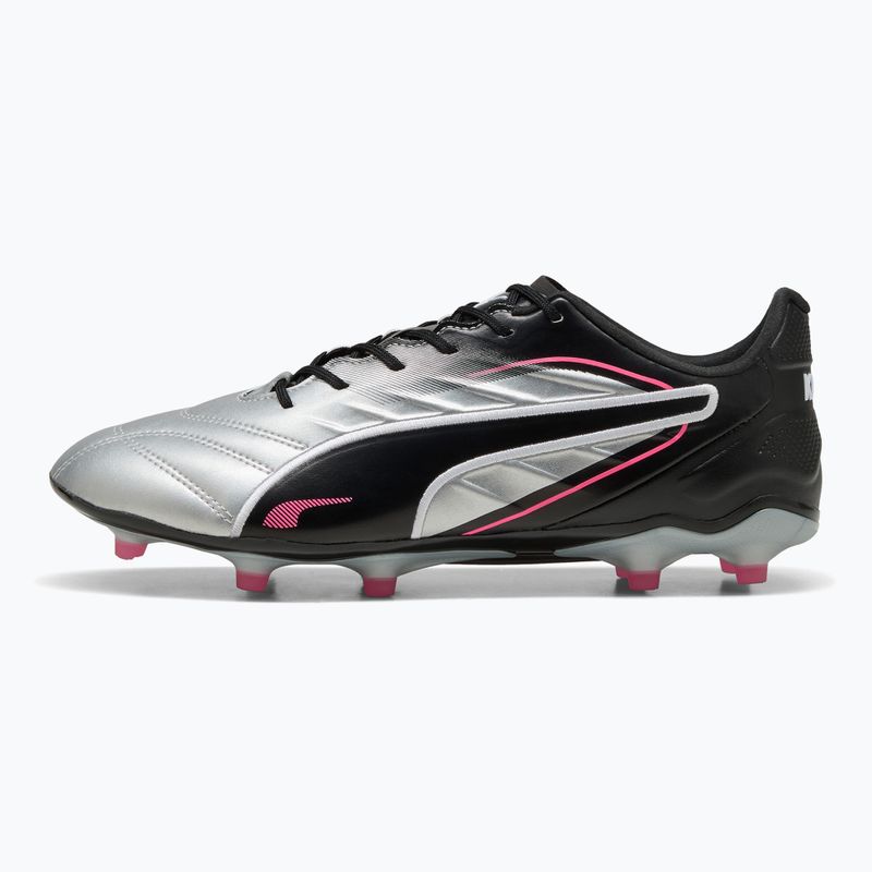 PUMA King Pro FG/AG scarpe da calcio da uomo puma silver/puma nero/sun struck/puma bianco