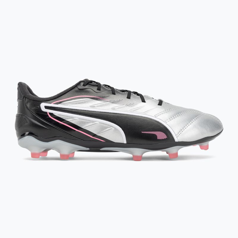 PUMA King Pro FG/AG scarpe da calcio da uomo puma silver/puma nero/sun struck/puma bianco 2