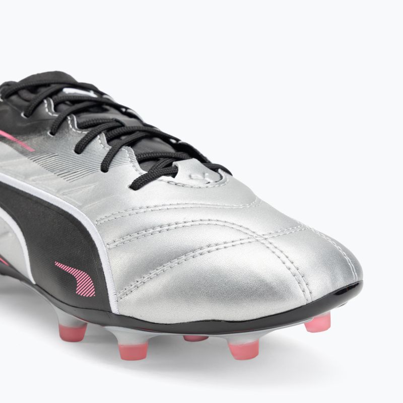 PUMA King Pro FG/AG scarpe da calcio da uomo puma silver/puma nero/sun struck/puma bianco 7