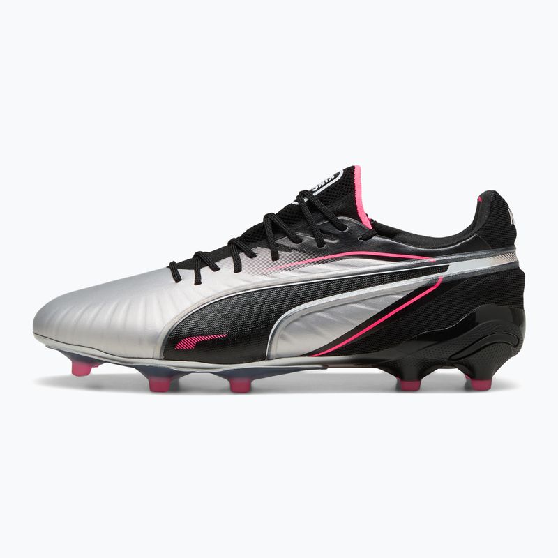 PUMA King Ultimate FG/AG scarpe da calcio da uomo puma silver/puma nero/sun struck/puma bianco