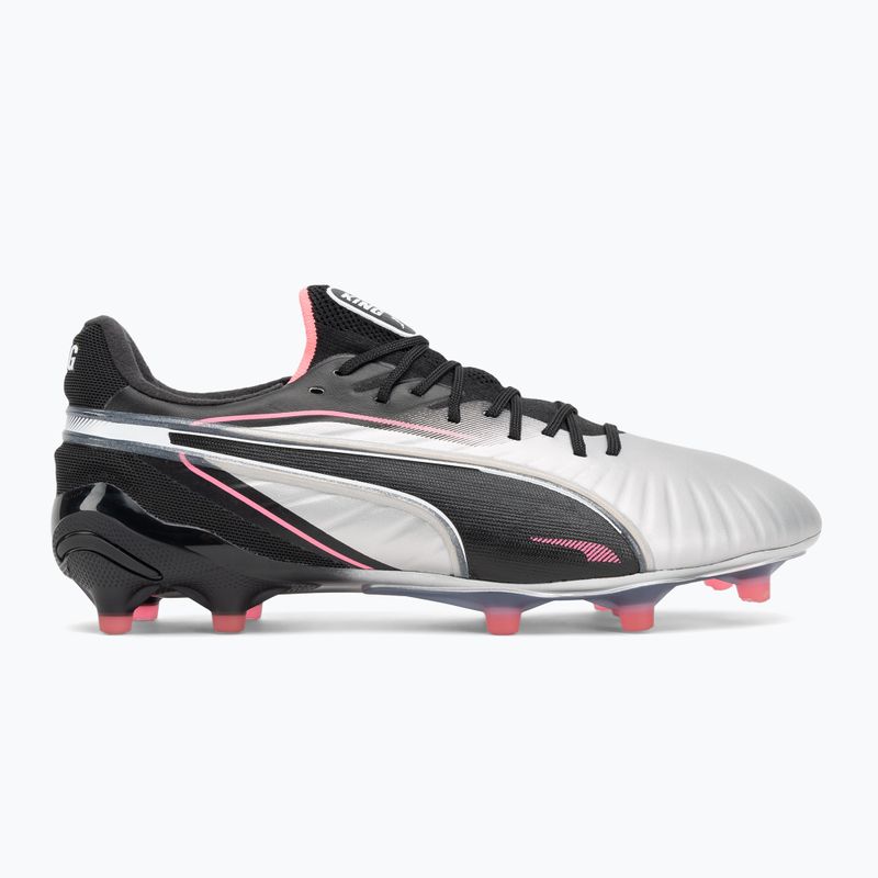 PUMA King Ultimate FG/AG scarpe da calcio da uomo puma silver/puma nero/sun struck/puma bianco 2