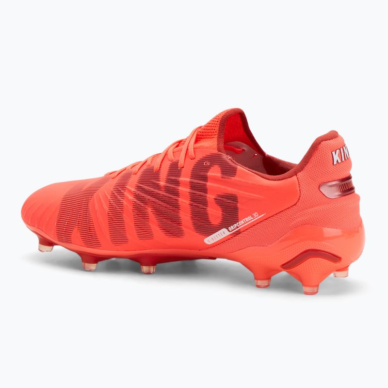 PUMA King Ultimate FG/AG scarpe da calcio da uomo rosso incandescente/puma bianco/rosso fuoco 3