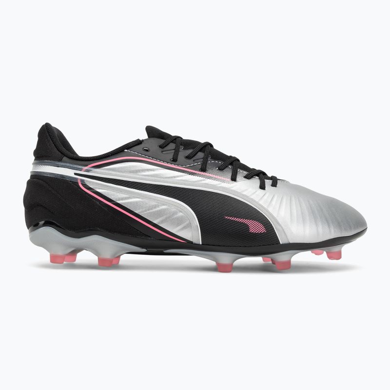 PUMA King Match FG/AG scarpe da calcio da uomo puma silver/puma nero/sun struck/puma bianco 2