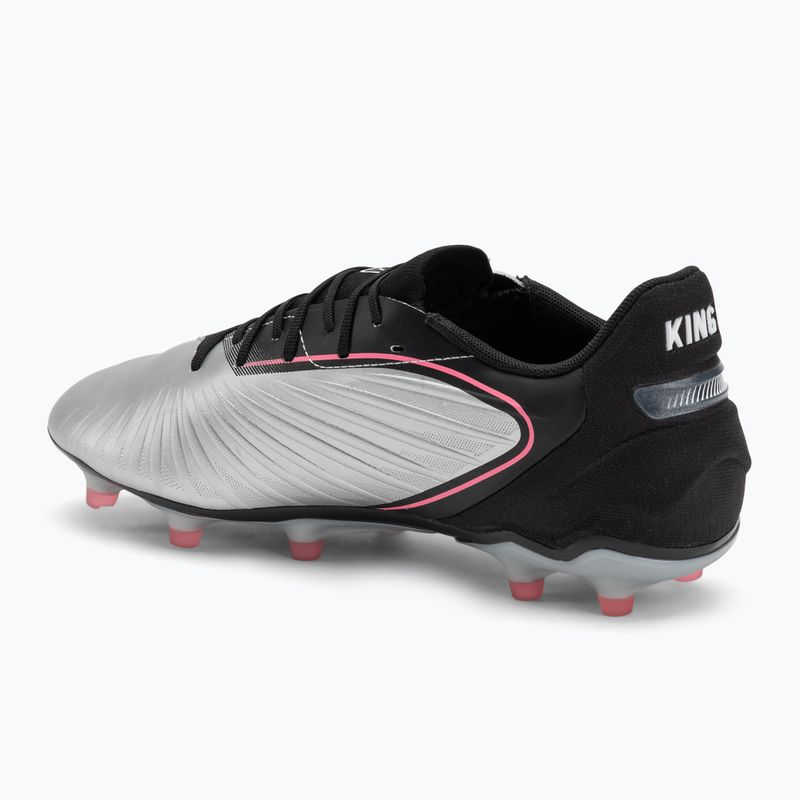 PUMA King Match FG/AG scarpe da calcio da uomo puma silver/puma nero/sun struck/puma bianco 3