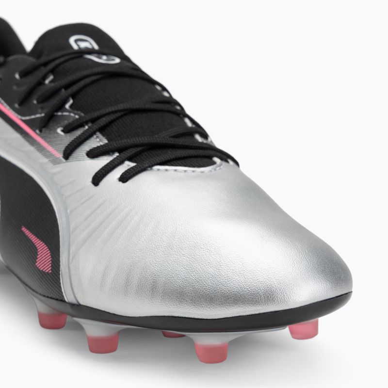 PUMA King Match FG/AG scarpe da calcio da uomo puma silver/puma nero/sun struck/puma bianco 7
