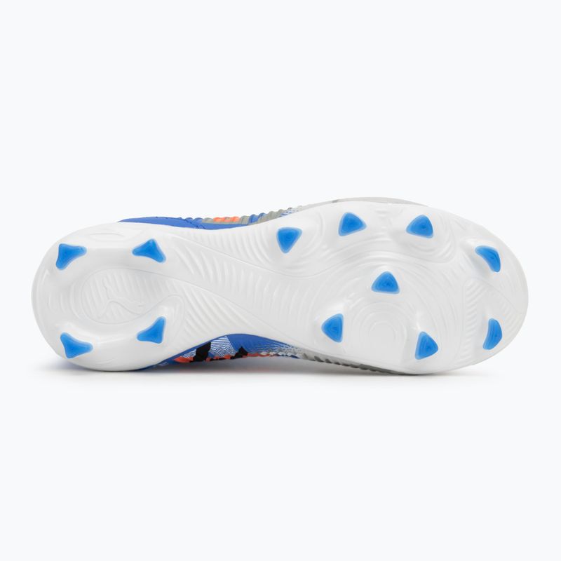 PUMA Future 8 Match Forever FG/AG Jr scarpe da calcio bianco/ultra blu/grigio piuma/puma nera/rosso brillante 4