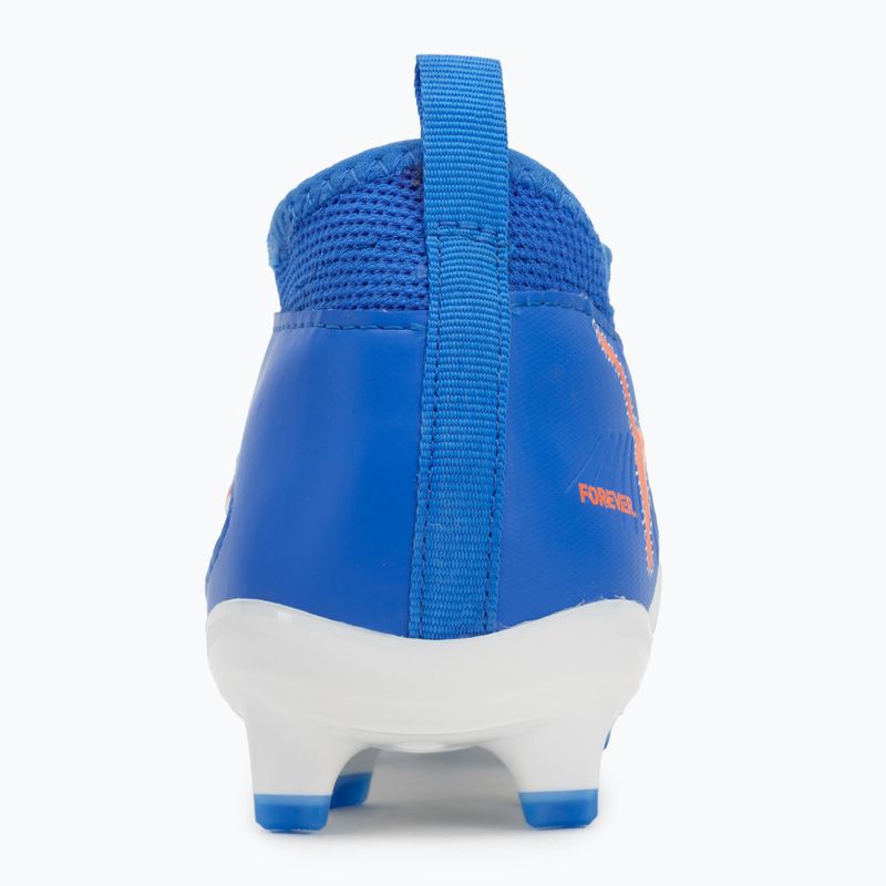 PUMA Future 8 Match Forever FG/AG Jr scarpe da calcio bianco/ultra blu/grigio piuma/puma nera/rosso brillante 6