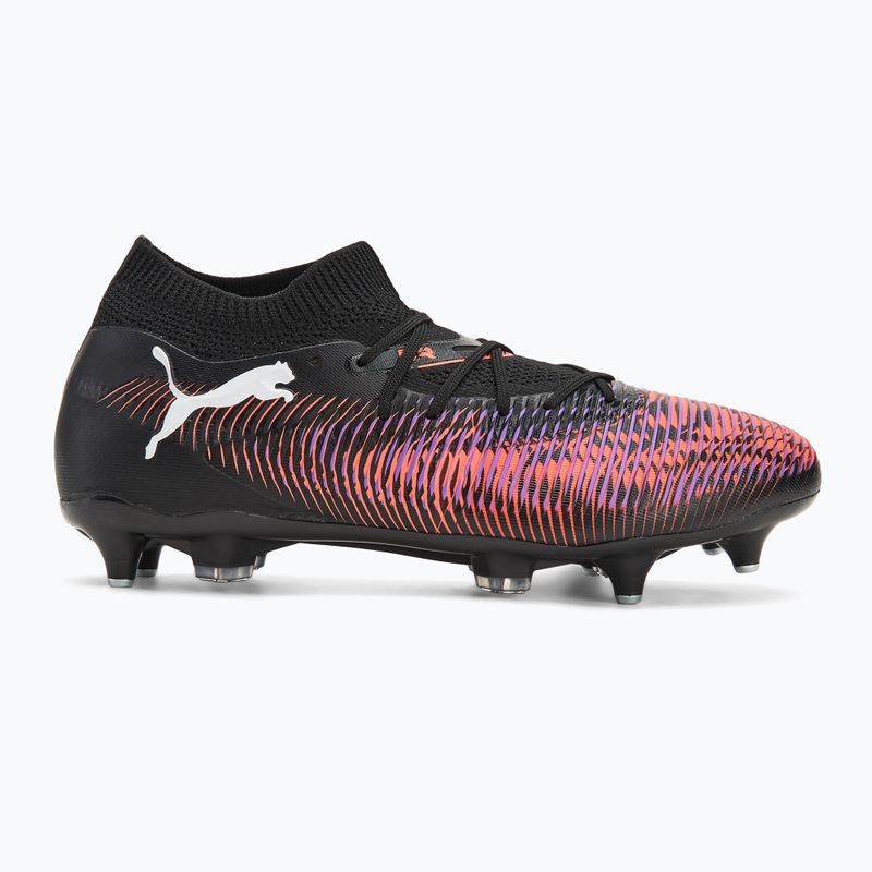 PUMA Future 8 Match MxSG scarpe da calcio uomo puma nero/puma bianco/rosso incandescente 2