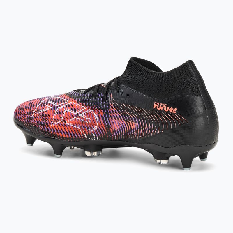 PUMA Future 8 Match MxSG scarpe da calcio uomo puma nero/puma bianco/rosso incandescente 3