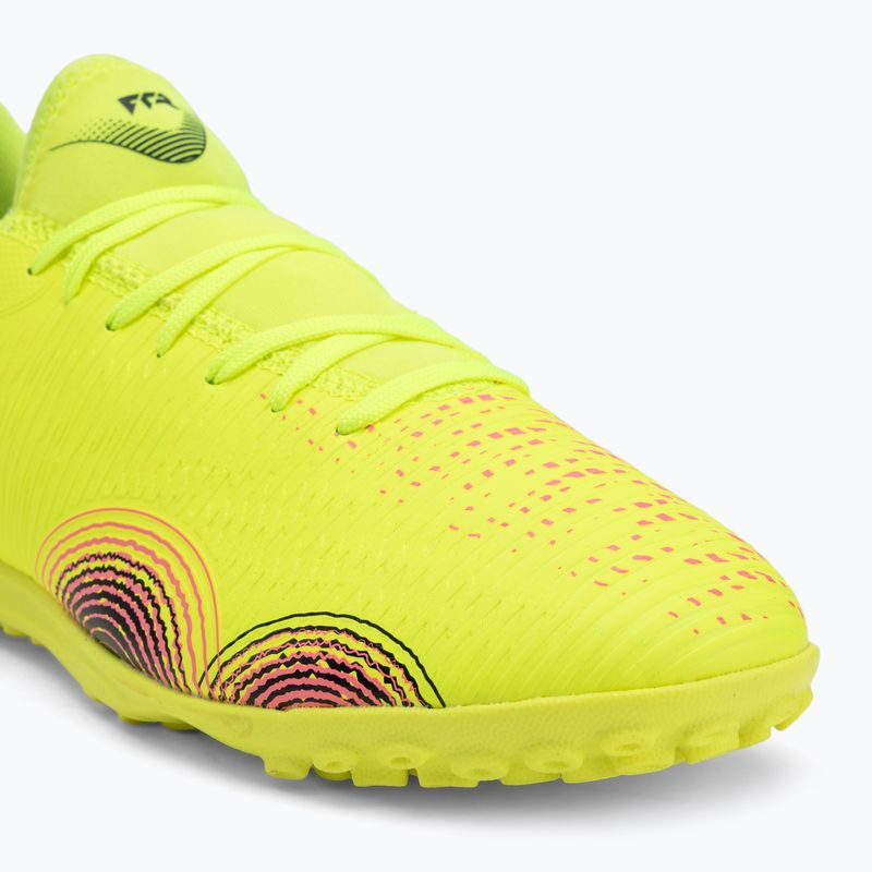 Scarpe da calcio da uomo PUMA Future 8 Play TT allerta gialla / puma nero / sole colpito 7