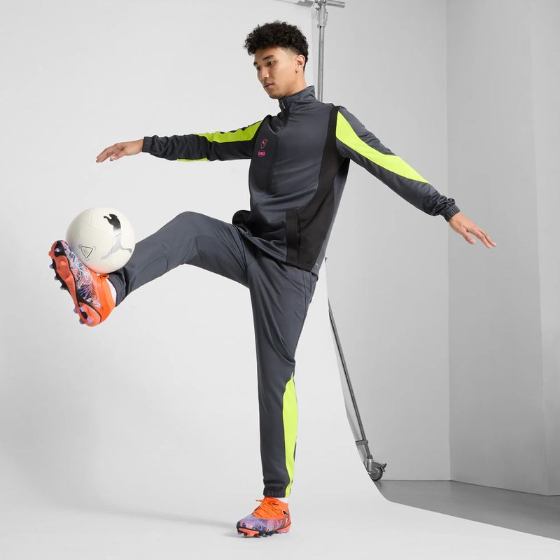 Scarpe da calcio PUMA Future 8 Match Creativity FG/AG da uomo: papavero arancione/nero/ametista scuro/luce piperita 11
