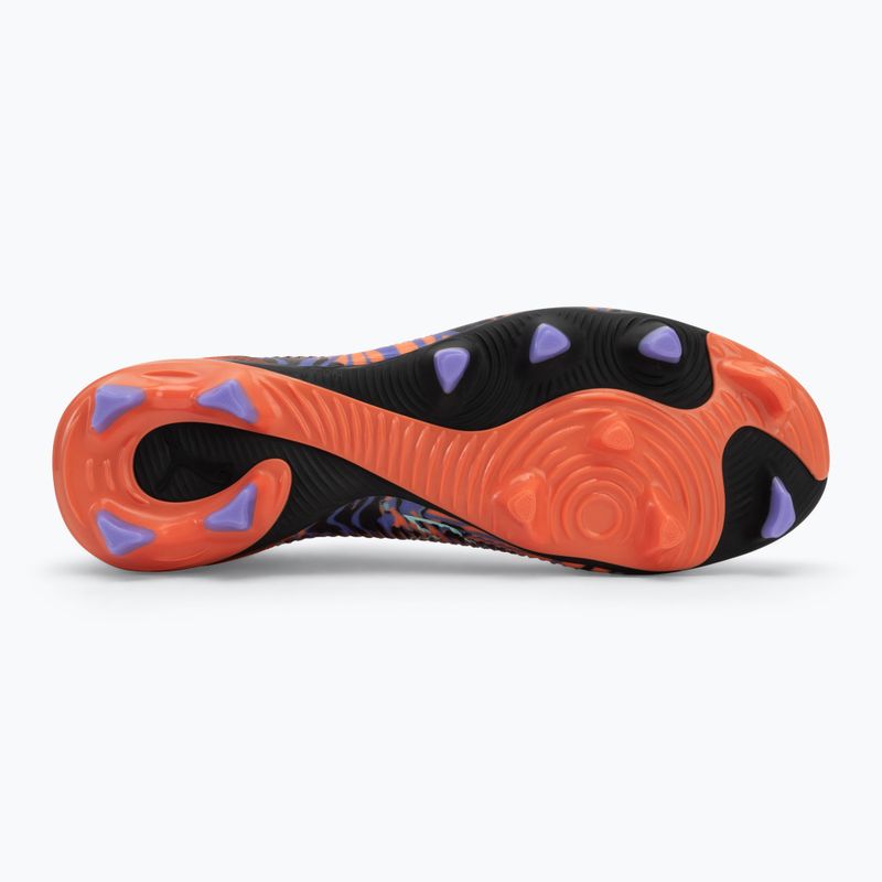 Scarpe da calcio PUMA Future 8 Match Creativity FG/AG da uomo: papavero arancione/nero/ametista scuro/luce piperita 4