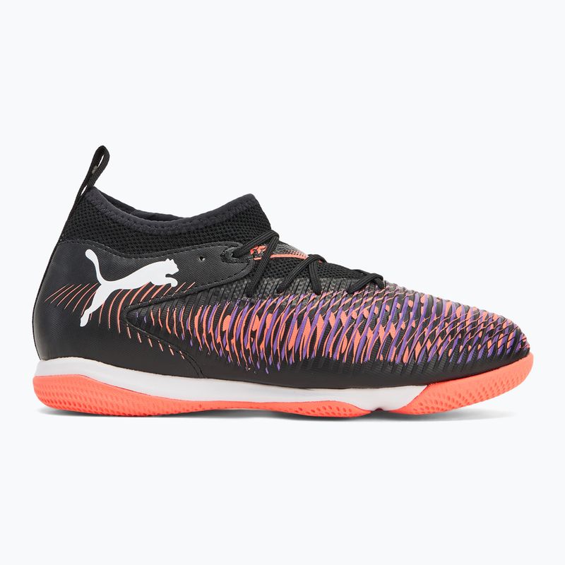 PUMA Future 8 Match IT + Mid scarpe da calcio per bambini puma nero/puma bianco/rosso incandescente 2