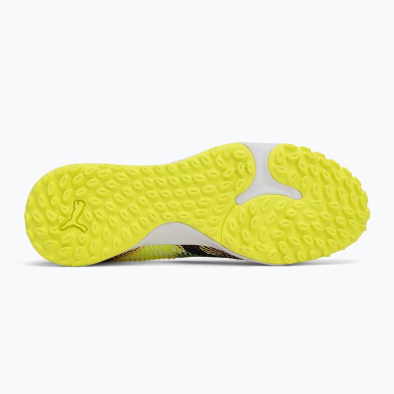 Scarpe da calcio da uomo PUMA Future 8 Match Low TT allerta gialla / puma nero / sole colpito 4