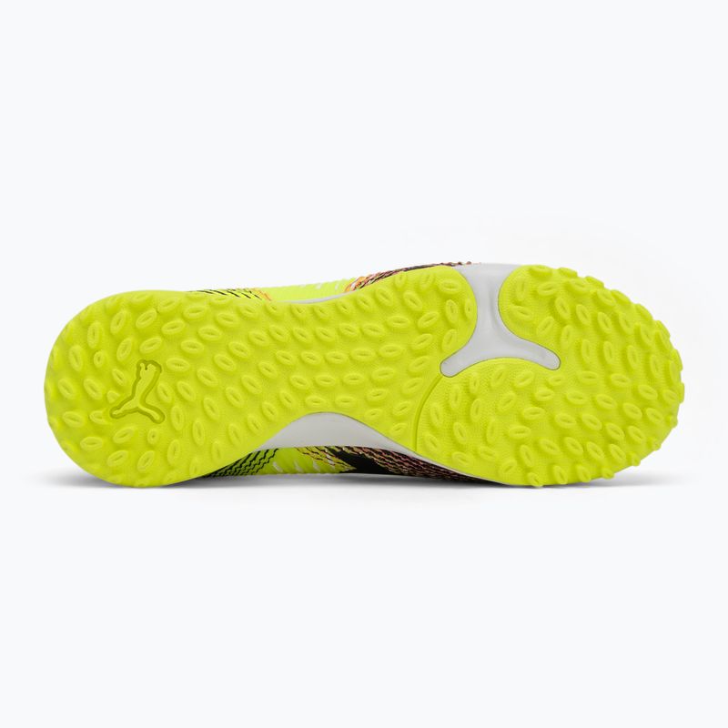 Scarpe da calcio per bambini PUMA Future 8 Match TT + Mid yellow alert/ puma nero/ sun hit 4