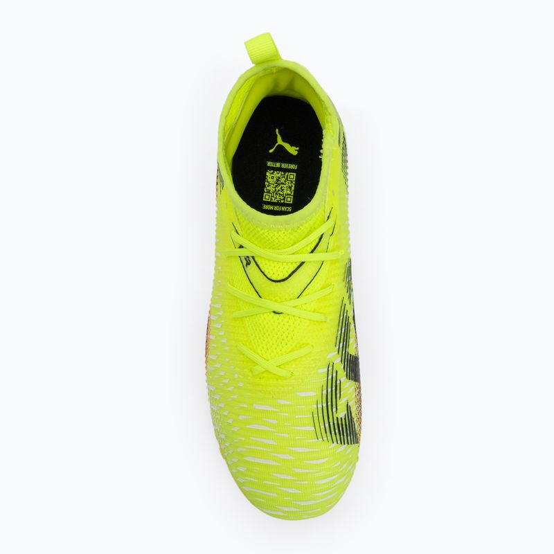 Scarpe da calcio per bambini PUMA Future 8 Match TT + Mid yellow alert/ puma nero/ sun hit 5