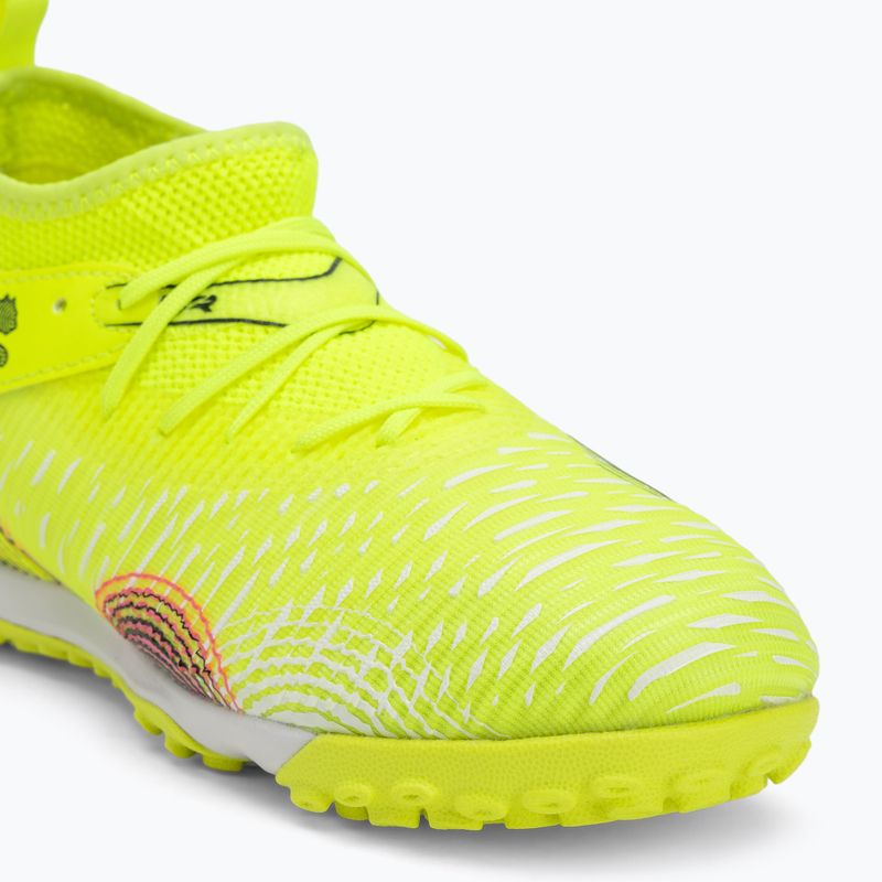 Scarpe da calcio per bambini PUMA Future 8 Match TT + Mid yellow alert/ puma nero/ sun hit 7