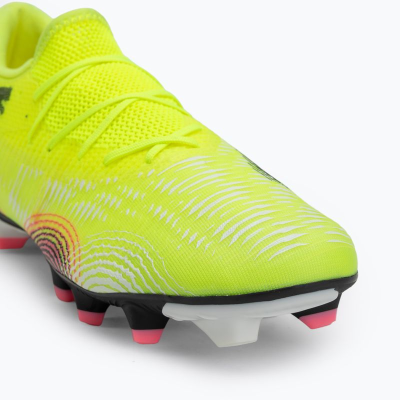 Scarpe da calcio da uomo PUMA Future 8 Match Low FG/AG yellow alert/ puma nero/ sole colpito 7