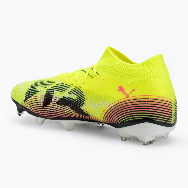 Scarpe da calcio da uomo PUMA Future 8 Match FG/AG yellow alert/puma black/sun strike 3