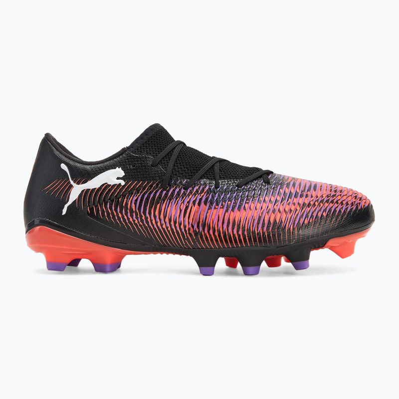 Scarpe da calcio da uomo PUMA Future 8 Match Low FG/AG puma nero/puma bianco/rosso brillante 2
