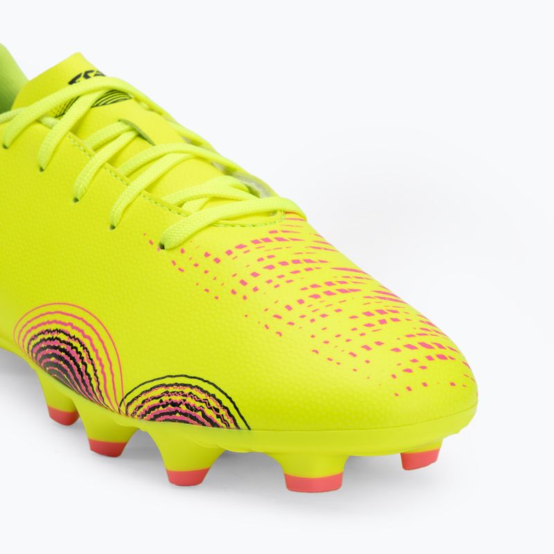 Scarpe da calcio per bambini PUMA Future 8 Play FG/AG Jr yellow alert/puma black/sun struck 7
