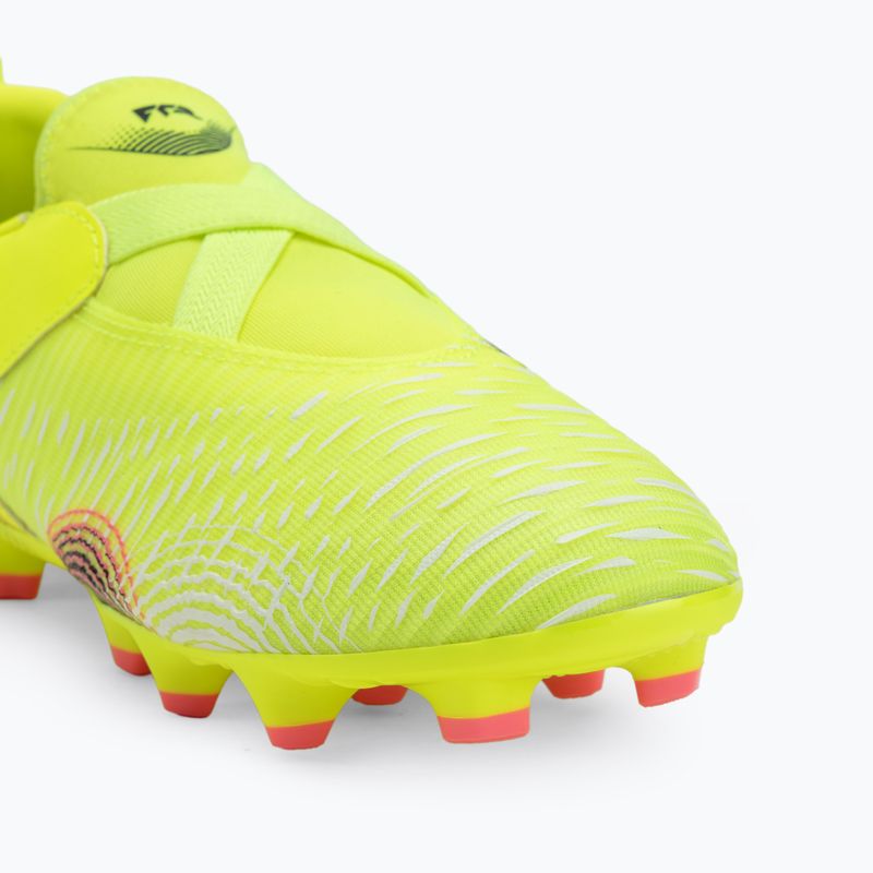 Scarpe da calcio per bambini PUMA Future 8 Match LL FG/AG allarme giallo/ puma nero/ sole colpito 7
