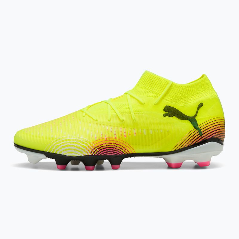 Scarpe da calcio da uomo PUMA Future 8 Pro FG/AG yellow alert/puma black/sun struck 2