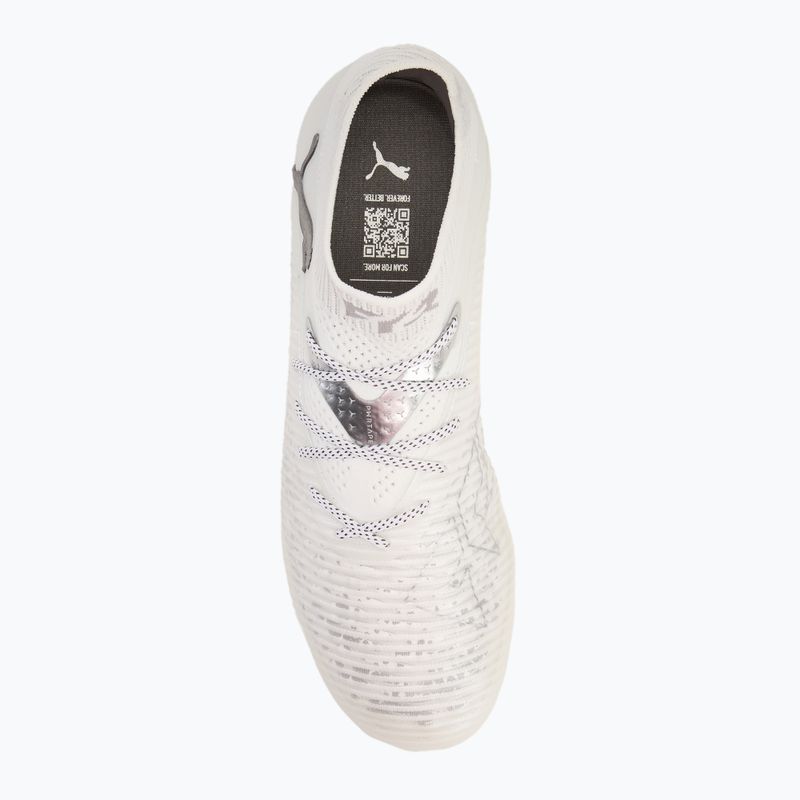 Scarpe da calcio da uomo PUMA Future 8 Ultimate FG puma bianco/argento opaco 5