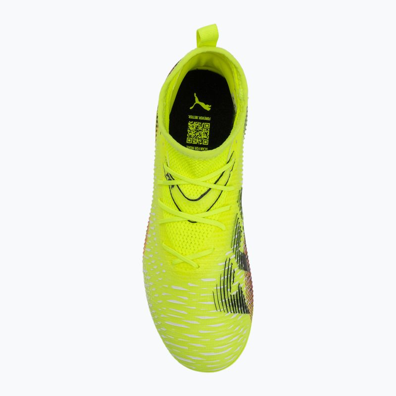 PUMA Future 8 Match FG/AG Jr scarpe da calcio bambino yellow alert/puma nero/sun struck 5