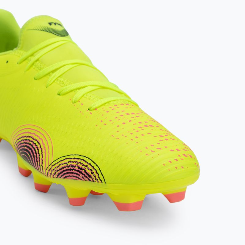 Scarpe da calcio da uomo PUMA Future 8 Play FG/AG yellow alert/ puma nero/ sole colpito 7