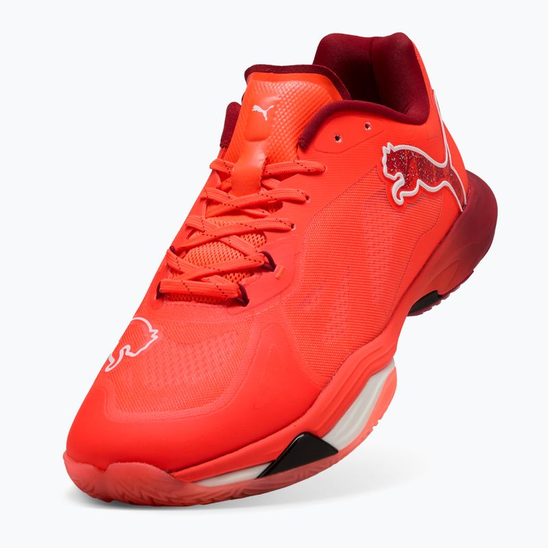Scarpe da pallamano PUMA Vantage Nitro rosso vivo / puma bianco / dark crimson / puma nero 13