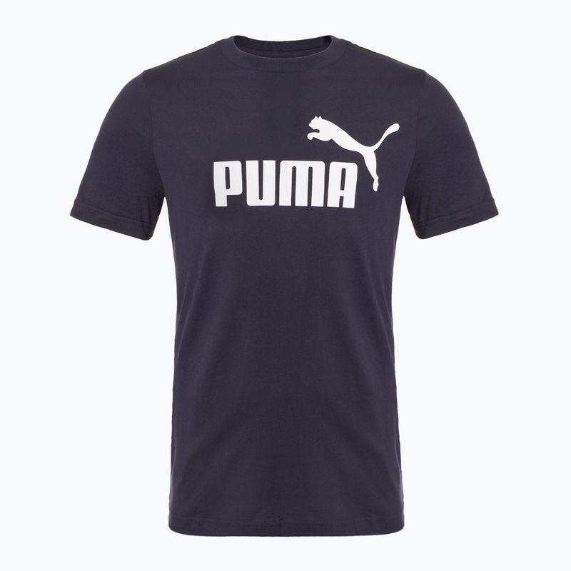 PUMA ESS No. 1 Logo Tee Uomo Nuovo navy