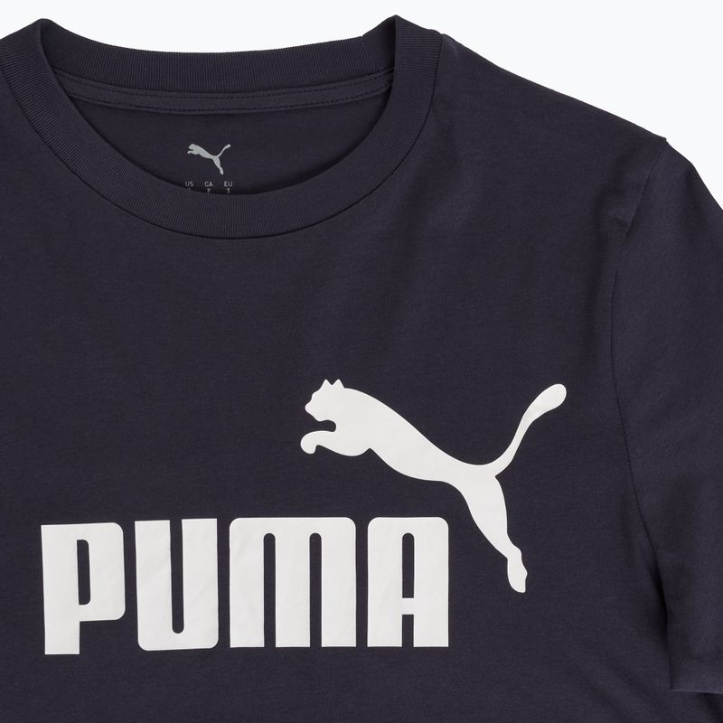PUMA ESS No. 1 Logo Tee Uomo Nuovo navy 3