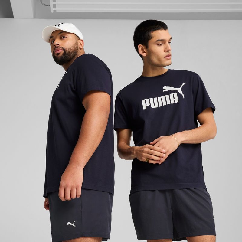 PUMA ESS No. 1 Logo Tee Uomo Nuovo navy 4