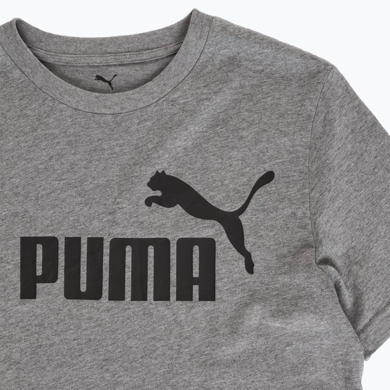 Maglietta PUMA ESS No. 1 Logo Uomo grigio erica medio 3