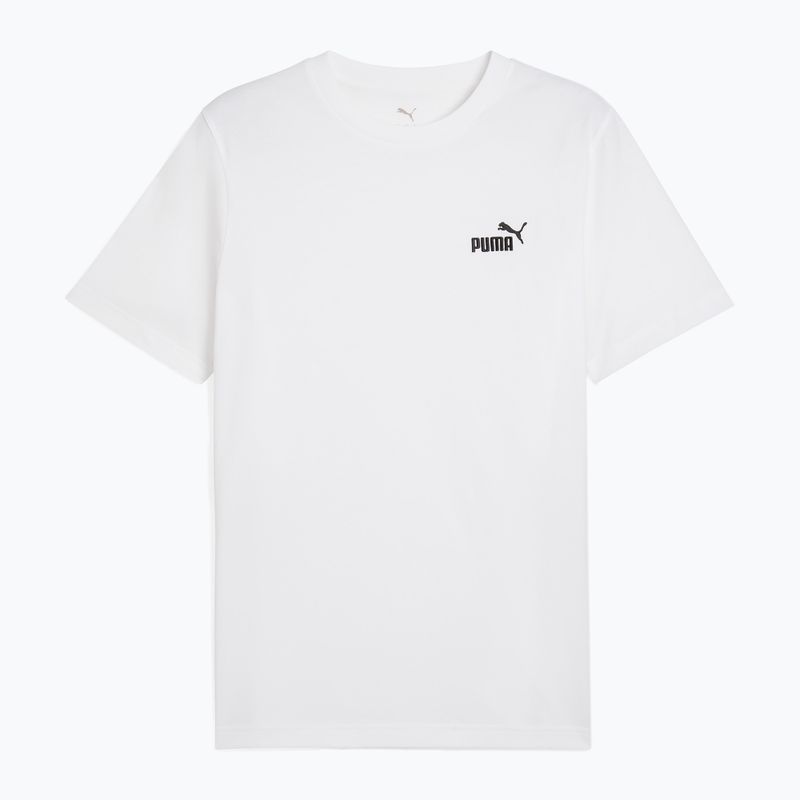 PUMA ESS Small No. 1 Logo Tee Uomo puma bianco