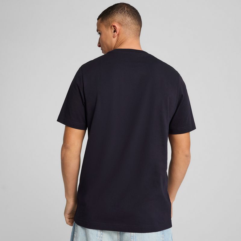 PUMA ESS Small No. 1 Logo Tee Uomo Nuovo navy 4